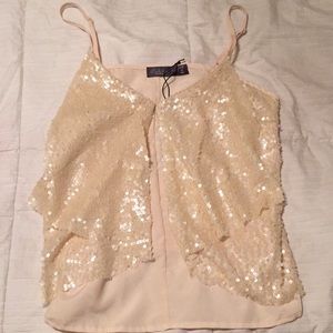 Costa Blanca Sequin camisole
